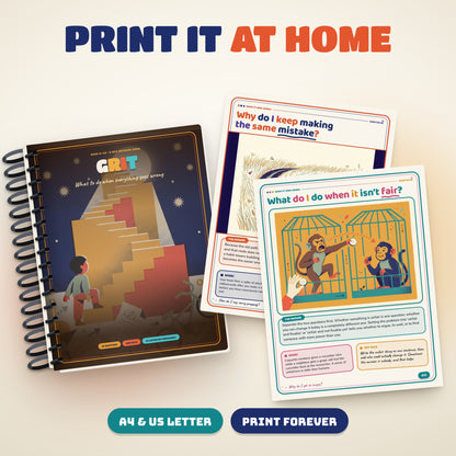 05: GRIT printed at home with loose printable pages
