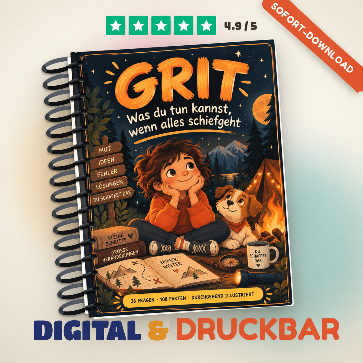 GRIT: Was tun, wenn alles schiefgeht | Buch für Kinder 6 bis 12